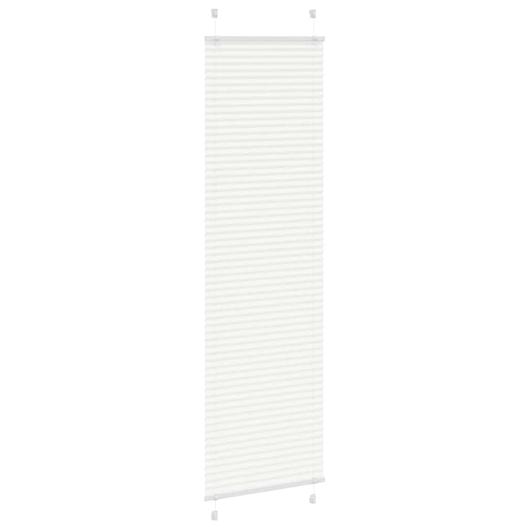 Vidaxx Plissee-Rollo 60x200 cm Stoffbreite 59,4 cm Polyester weiß