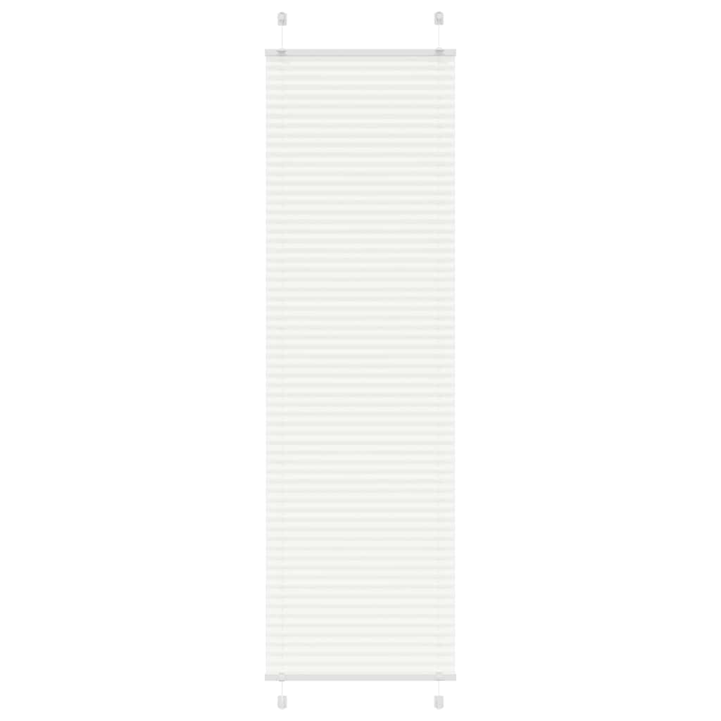 Vidaxx Plissee-Rollo 65x200 cm Stoffbreite 64,4 cm Polyester weiß