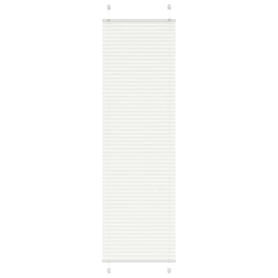 Vidaxx Plissee-Rollo 65x200 cm Stoffbreite 64,4 cm Polyester weiß