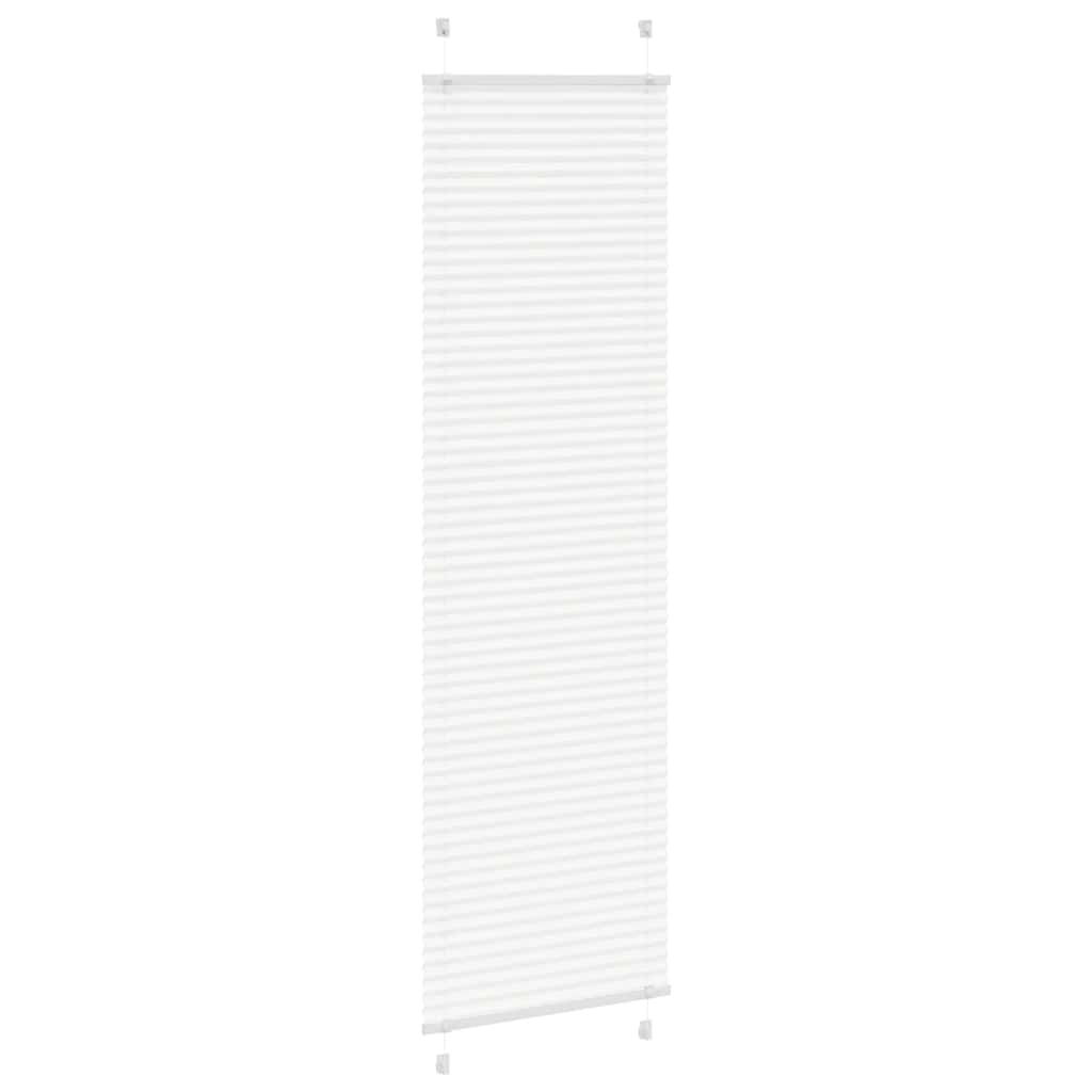 Vidaxx Plissee-Rollo 65x200 cm Stoffbreite 64,4 cm Polyester weiß