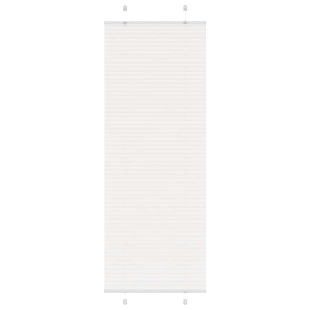 Vidaxx Plissee-Rollo 70x200 cm Stoffbreite 69,4 cm Polyester weiß