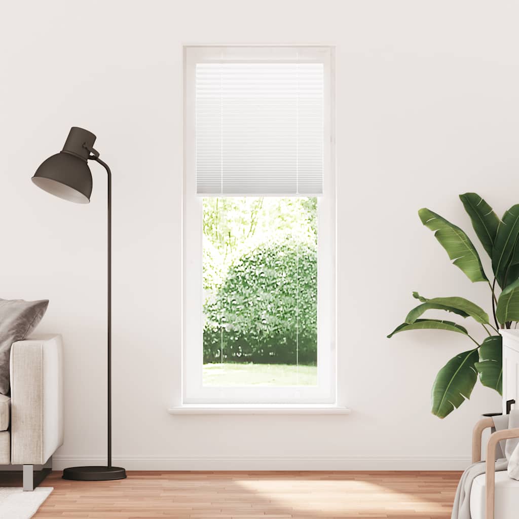 Vidaxx Plissee-Rollo 70x200 cm Stoffbreite 69,4 cm Polyester weiß