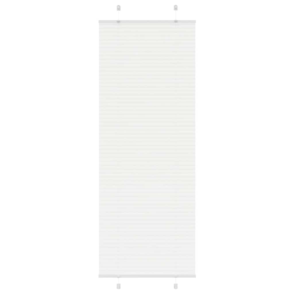 Vidaxx Plissee-Rollo 75x200 cm Stoffbreite 74,4 cm Polyester weiß