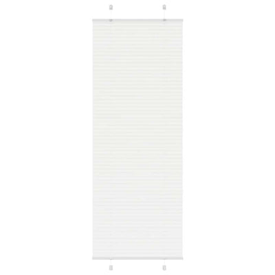 Vidaxx Plissee-Rollo 75x200 cm Stoffbreite 74,4 cm Polyester weiß