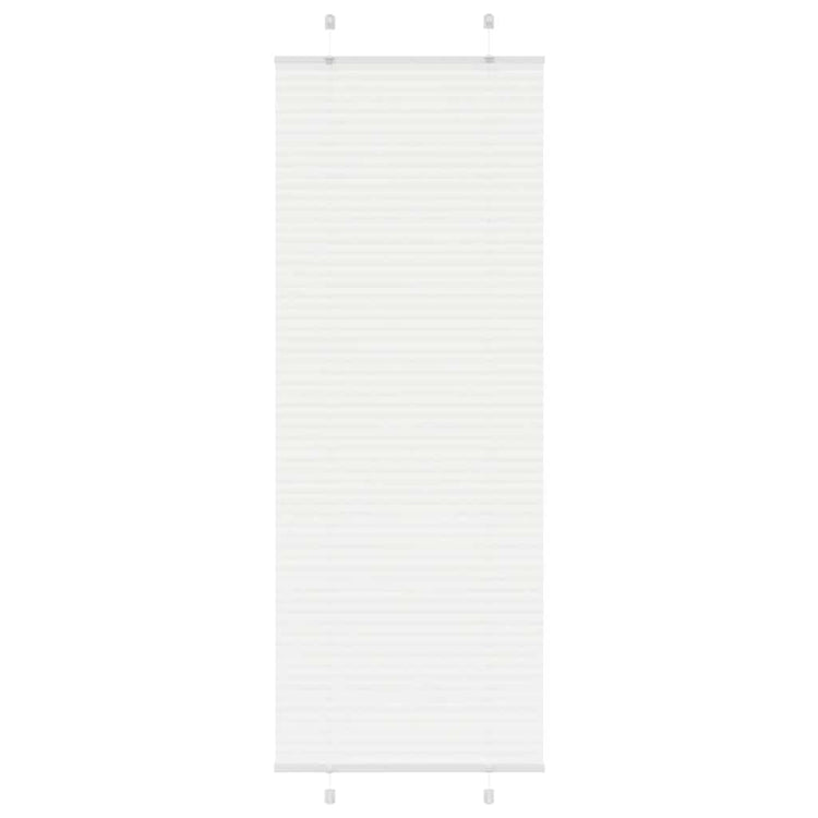 Vidaxx Plissee-Rollo 75x200 cm Stoffbreite 74,4 cm Polyester weiß