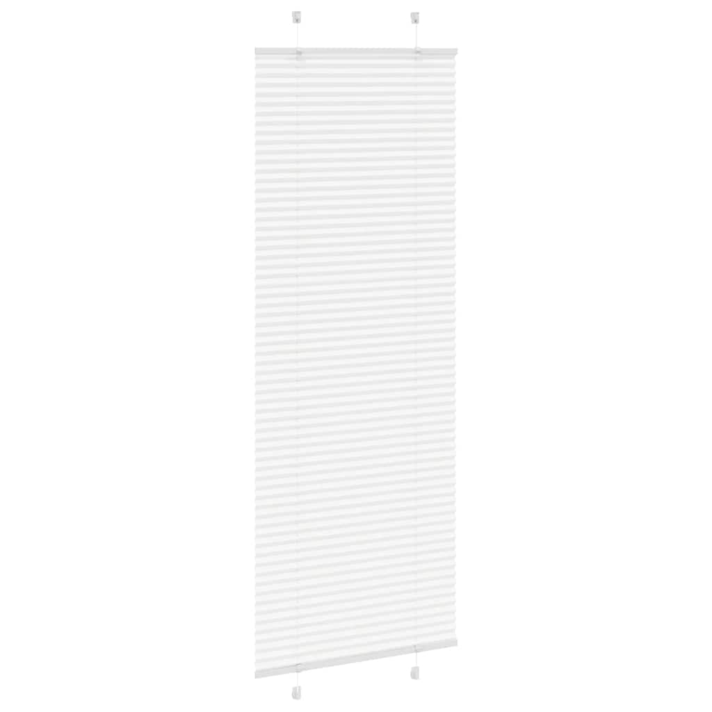 Vidaxx Plissee-Rollo 75x200 cm Stoffbreite 74,4 cm Polyester weiß
