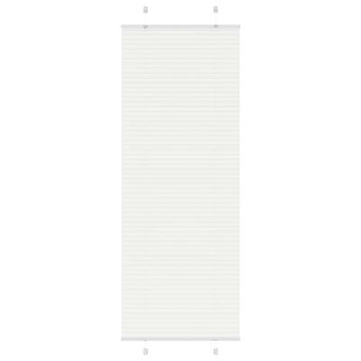 Vidaxx Plissee-Rollo 80x200 cm Stoffbreite 79,4 cm Polyester weiß