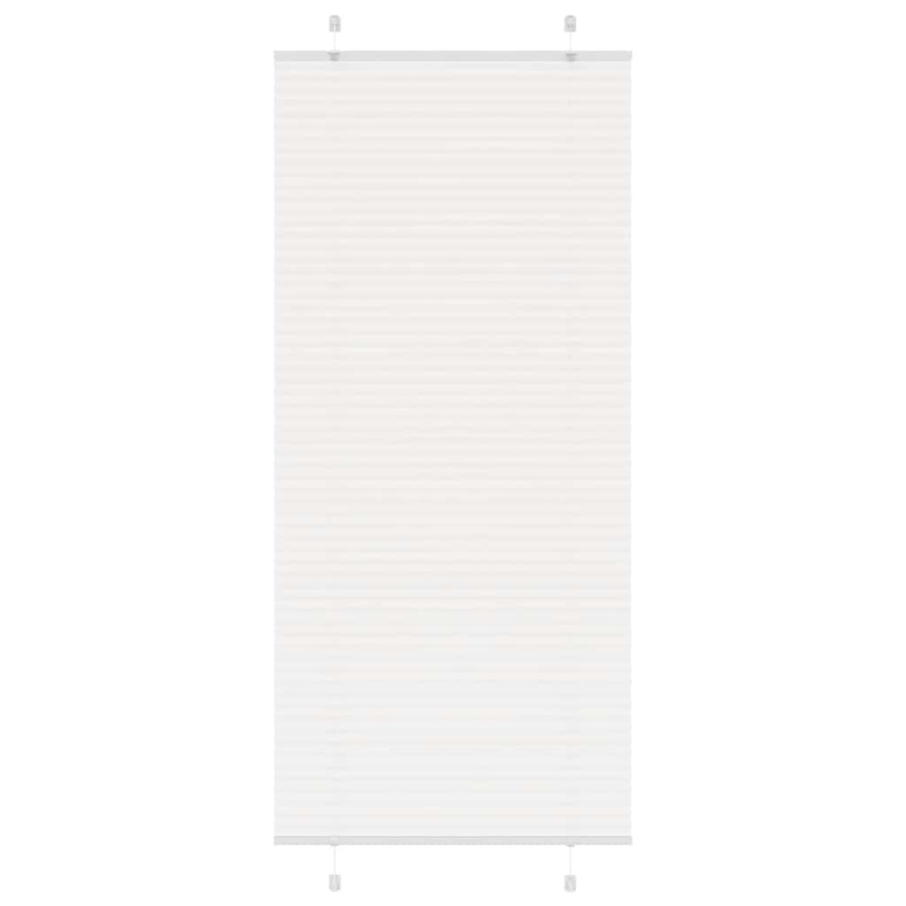 Vidaxx Plissee-Rollo 85x200 cm Stoffbreite 84,4 cm Polyester weiß