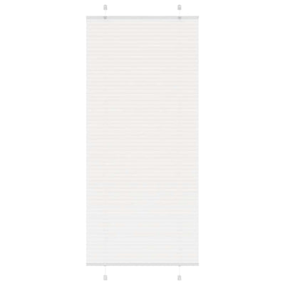 Vidaxx Plissee-Rollo 85x200 cm Stoffbreite 84,4 cm Polyester weiß