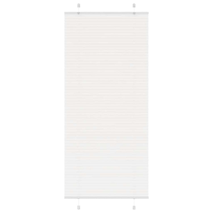 Vidaxx Plissee-Rollo 85x200 cm Stoffbreite 84,4 cm Polyester weiß
