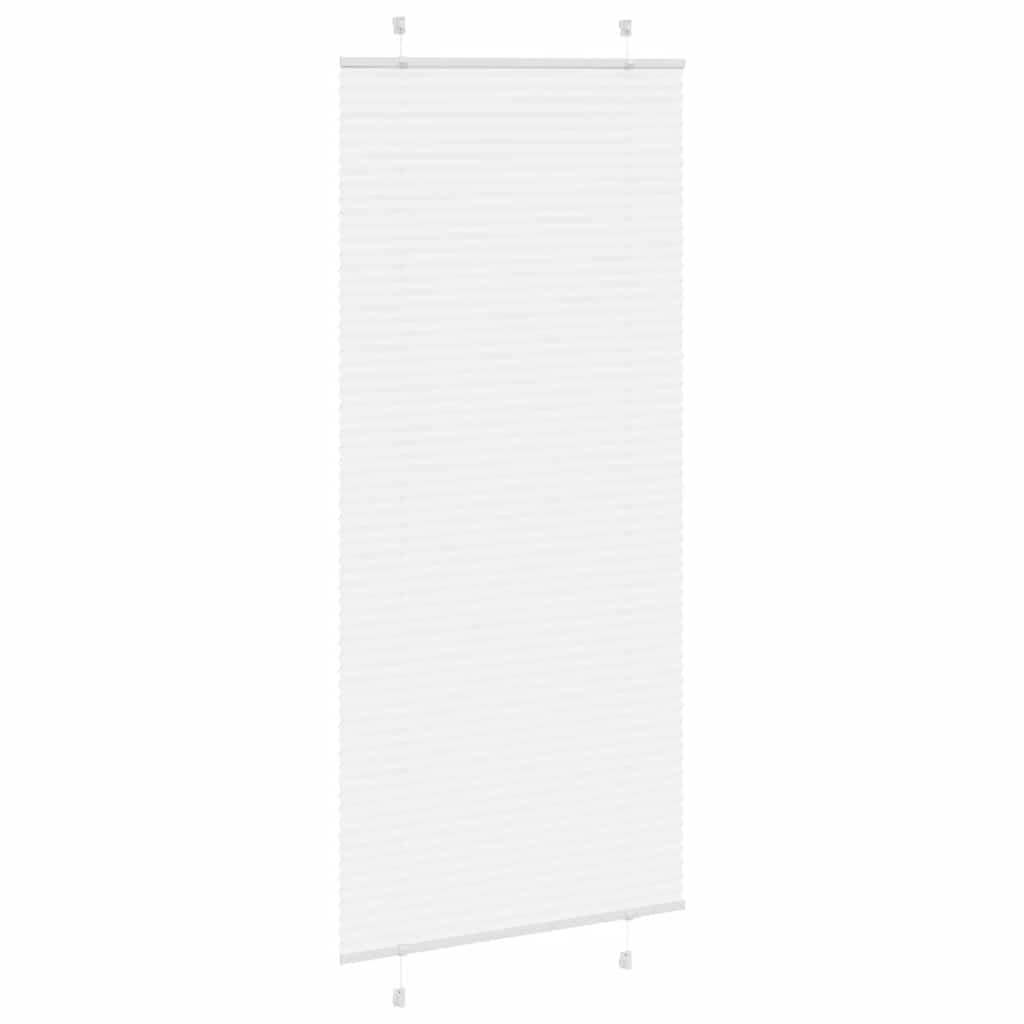 Vidaxx Plissee-Rollo 85x200 cm Stoffbreite 84,4 cm Polyester weiß
