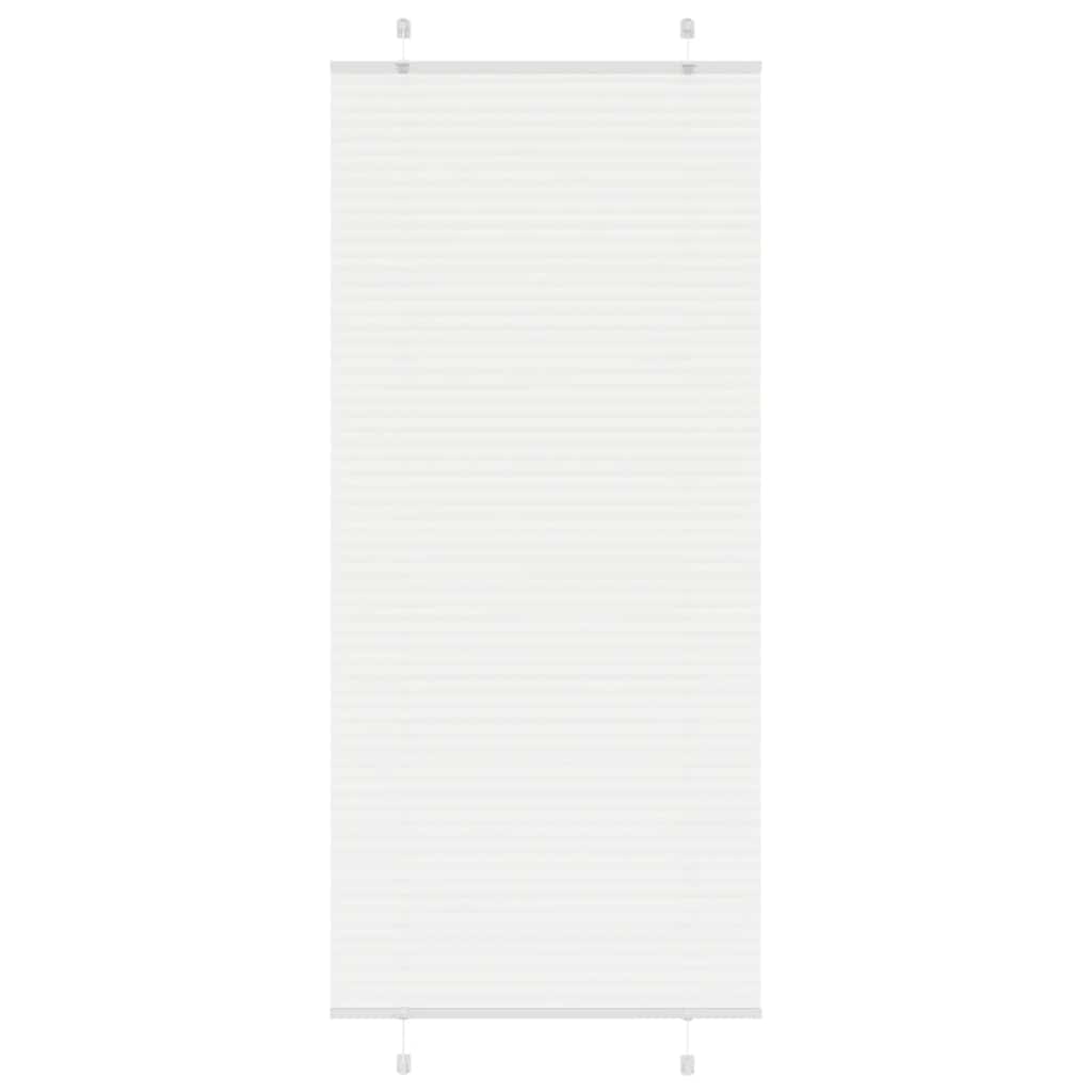 Vidaxx Plissee-Rollo 90x200 cm Stoffbreite 89,4 cm Polyester weiß