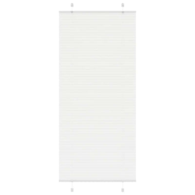 Vidaxx Plissee-Rollo 90x200 cm Stoffbreite 89,4 cm Polyester weiß