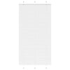 Vidaxx Plissee-Rollo 105x200 cm Stoffbreite 104,4 cm Polyester weiß