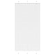 Vidaxx Plissee-Rollo 105x200 cm Stoffbreite 104,4 cm Polyester weiß