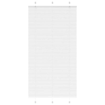 Vidaxx Plissee-Rollo 110x200 cm Stoffbreite 109,4 cm Polyester weiß