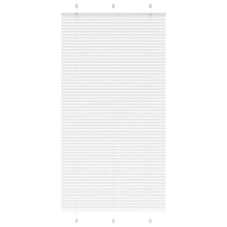 Vidaxx Plissee-Rollo 110x200 cm Stoffbreite 109,4 cm Polyester weiß