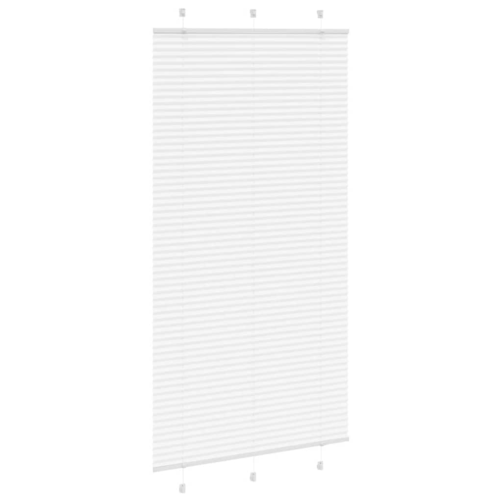 Vidaxx Plissee-Rollo 110x200 cm Stoffbreite 109,4 cm Polyester weiß