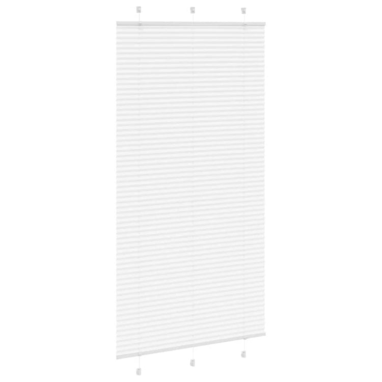Vidaxx Plissee-Rollo 110x200 cm Stoffbreite 109,4 cm Polyester weiß