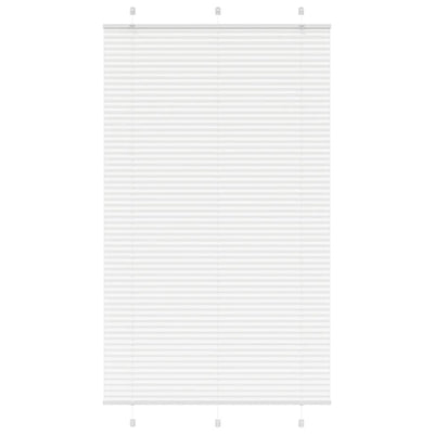 Vidaxx Plissee-Rollo 115x200 cm Stoffbreite 114,4 cm Polyester weiß