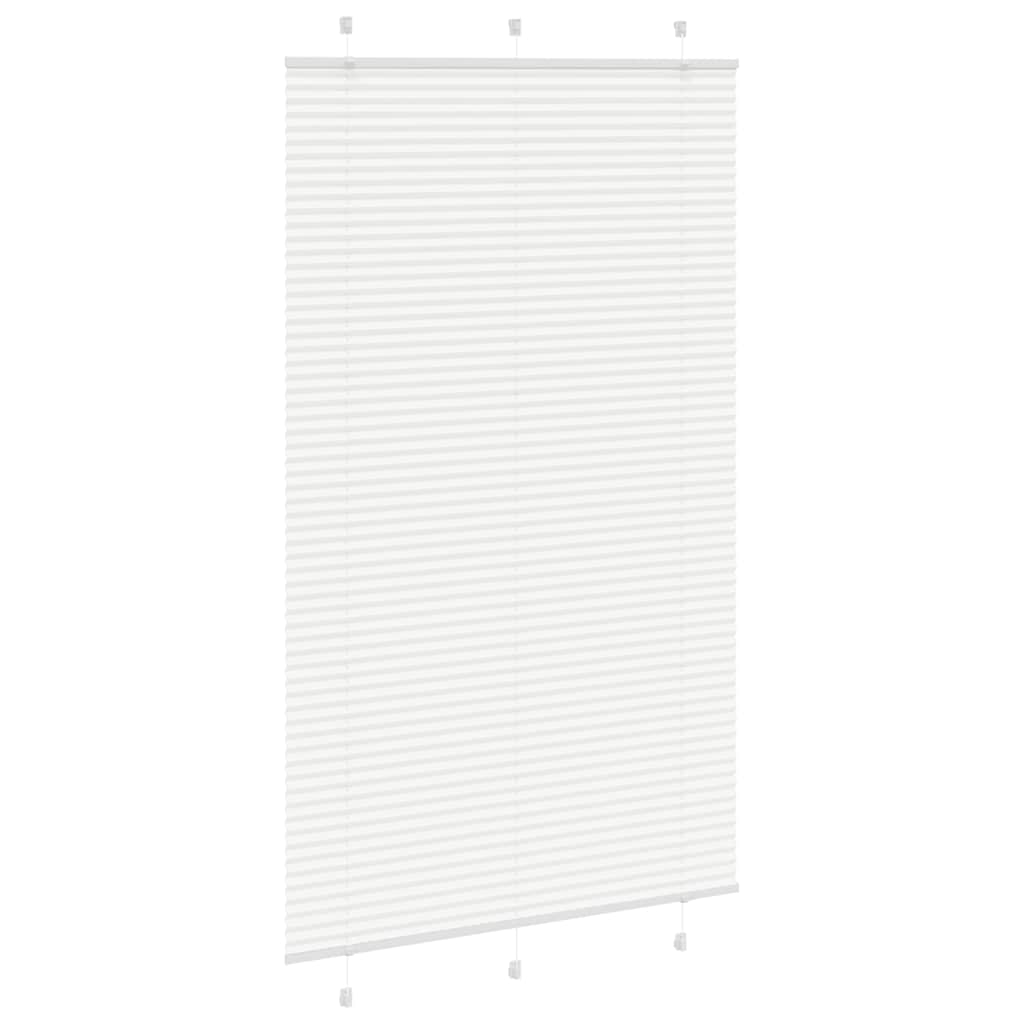 Vidaxx Plissee-Rollo 115x200 cm Stoffbreite 114,4 cm Polyester weiß