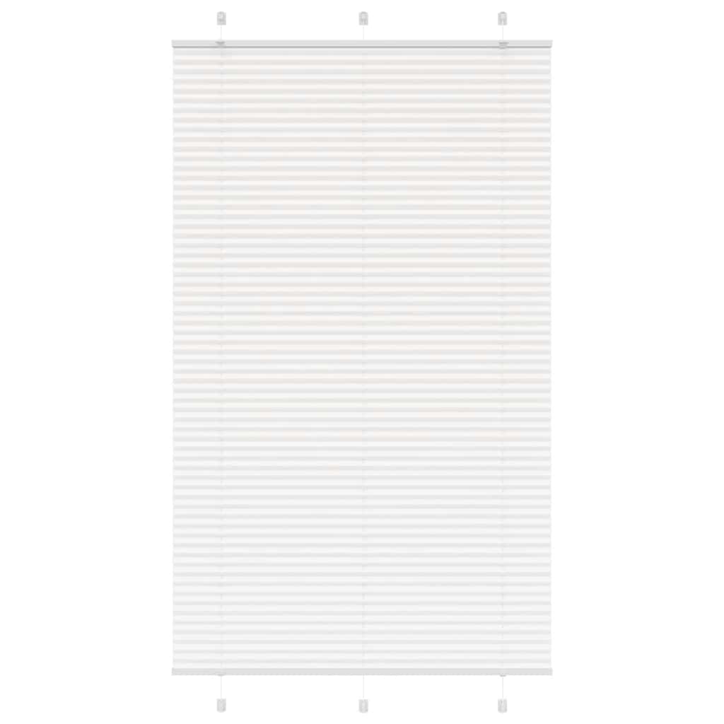 Vidaxx Plissee-Rollo 120x200 cm Stoffbreite 119,4 cm Polyester weiß