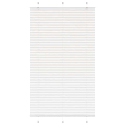 Vidaxx Plissee-Rollo 120x200 cm Stoffbreite 119,4 cm Polyester weiß