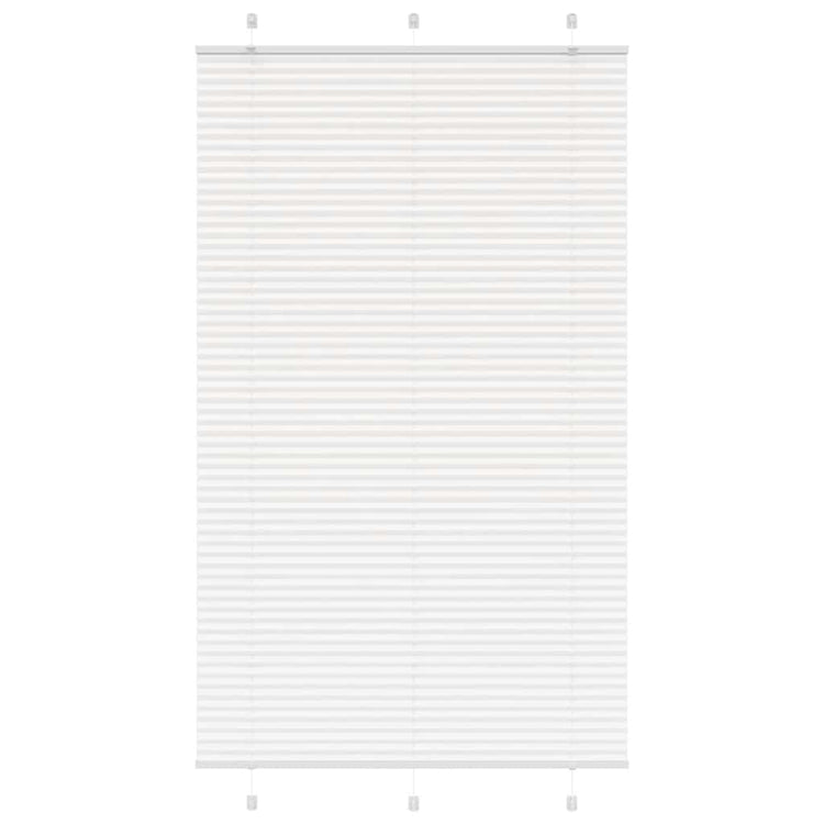 Vidaxx Plissee-Rollo 120x200 cm Stoffbreite 119,4 cm Polyester weiß