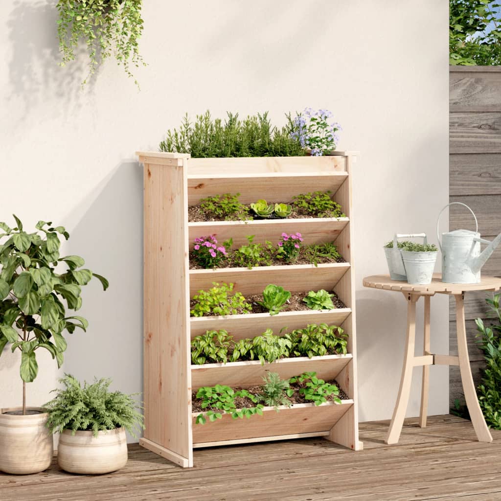 VIDAXL KERB KOST 69 x 40 x 101,5 cm Festkiefer