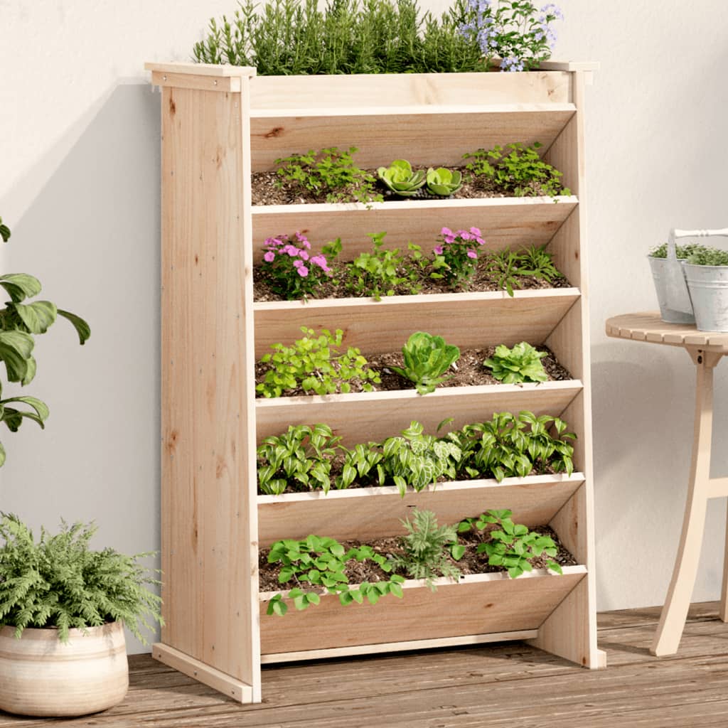 VIDAXL KERB KOST 69 x 40 x 101,5 cm Festkiefer