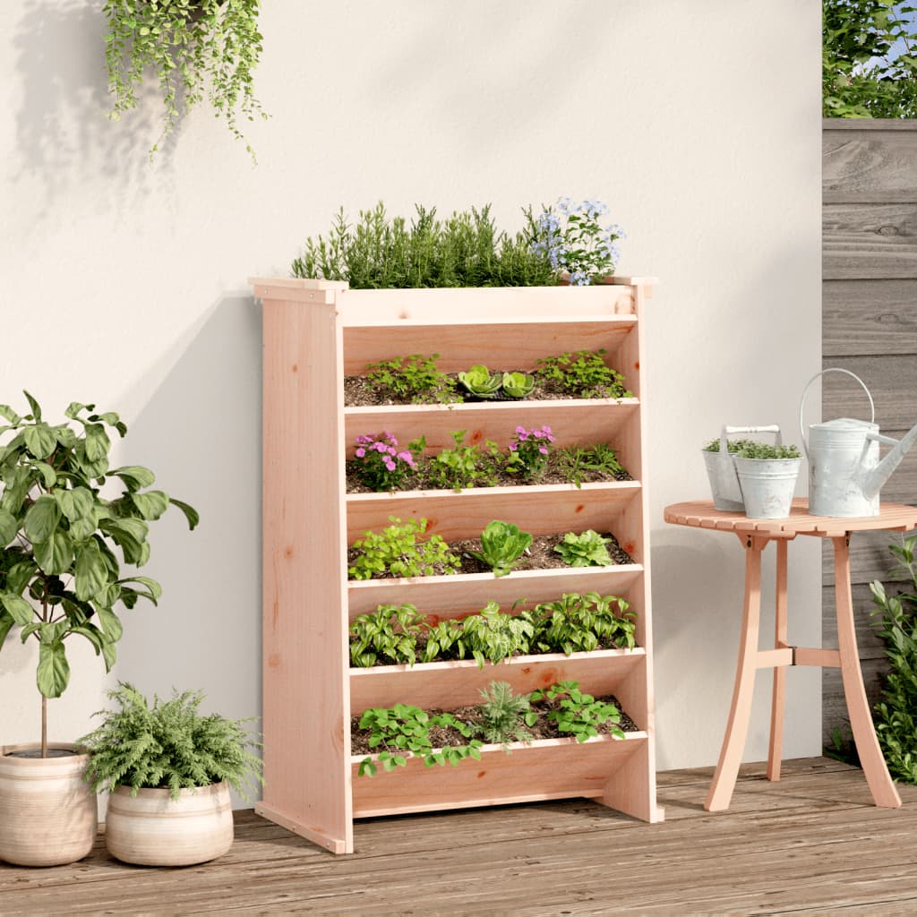 VIDAXL KERB KOST 6-LAYER 69X40X101.5 CM Solid Douglashout