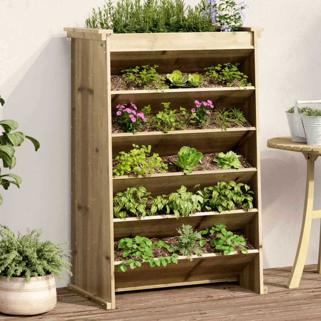 VIDAXL KERB KOST 69 x 40 x 101,5 cm imprägniertes Kiefernholz