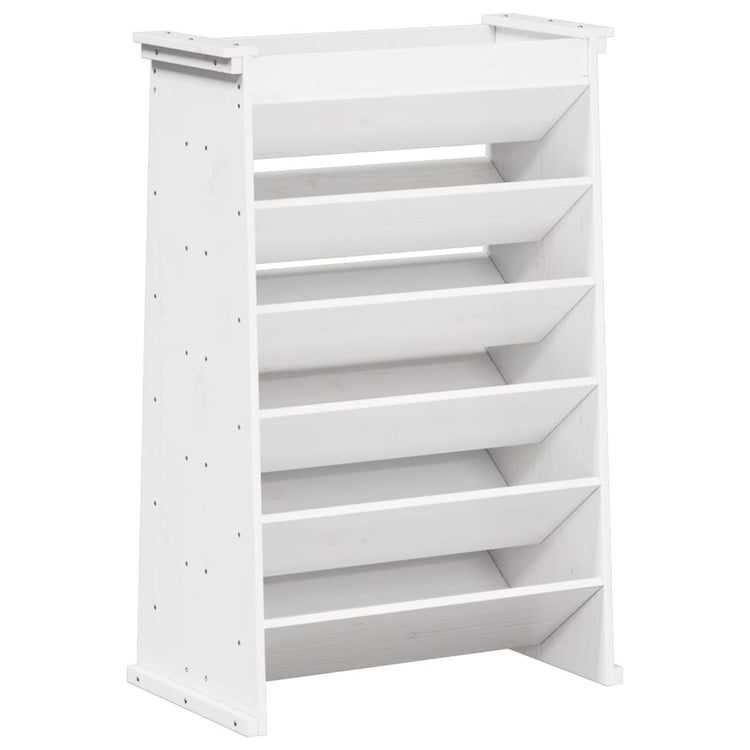 Vidaxl Kräuterbox 6-Schicht 69x40x101,5 cm Festkiefer weiß weiß