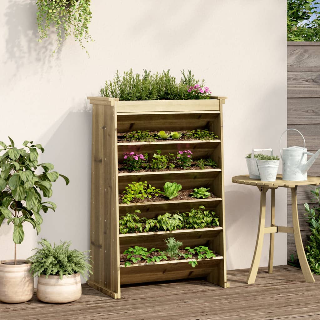 VIDAXL KERB KOST 69 x 40 x 101,5 cm imprägniertes Kiefernholz