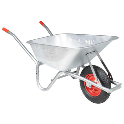Vidaxl -Schubkarren 90 l 150 kg verzinkter Stahl und Kunststoff