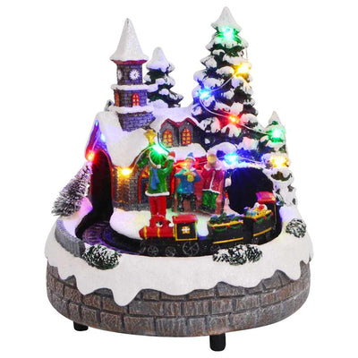 Vidaxx Weihnachtstischaufsteller mehrfarbig 16 x 16 x 19 cm Kunststoff