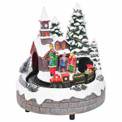 Vidaxx Weihnachtstischaufsteller mehrfarbig 16 x 16 x 19 cm Kunststoff