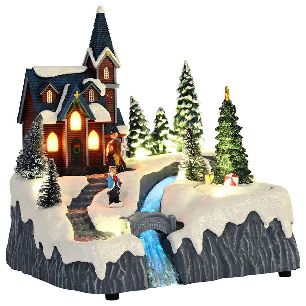 Vidaxx Weihnachtsdorf-Dekoration mehrfarbig 20,5 x 17 x 21 cm Kunststoff