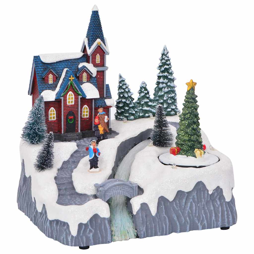 Vidaxx Weihnachtsdorf-Dekoration mehrfarbig 20,5 x 17 x 21 cm Kunststoff