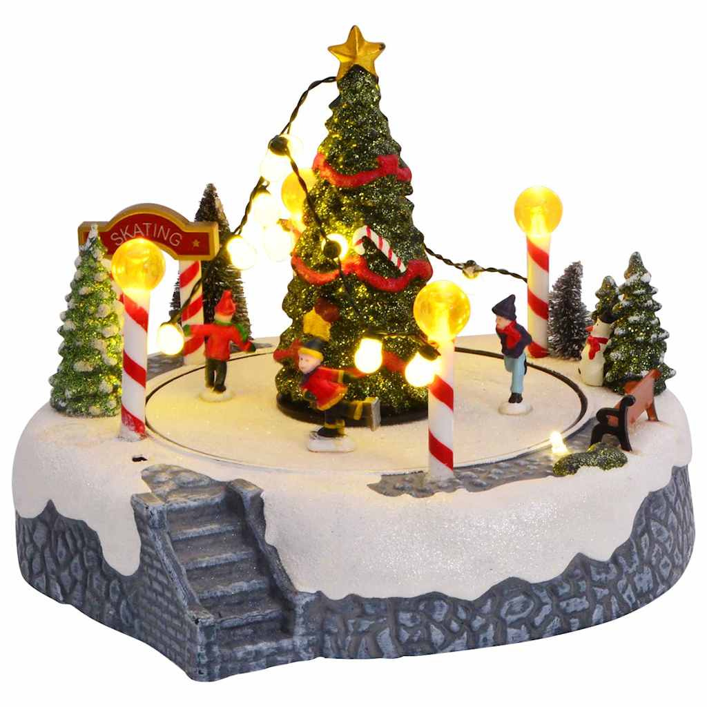 Vidaxx Weihnachtsdorf-Dekoration mehrfarbig 22 x 21,5 x 17 cm Kunststoff