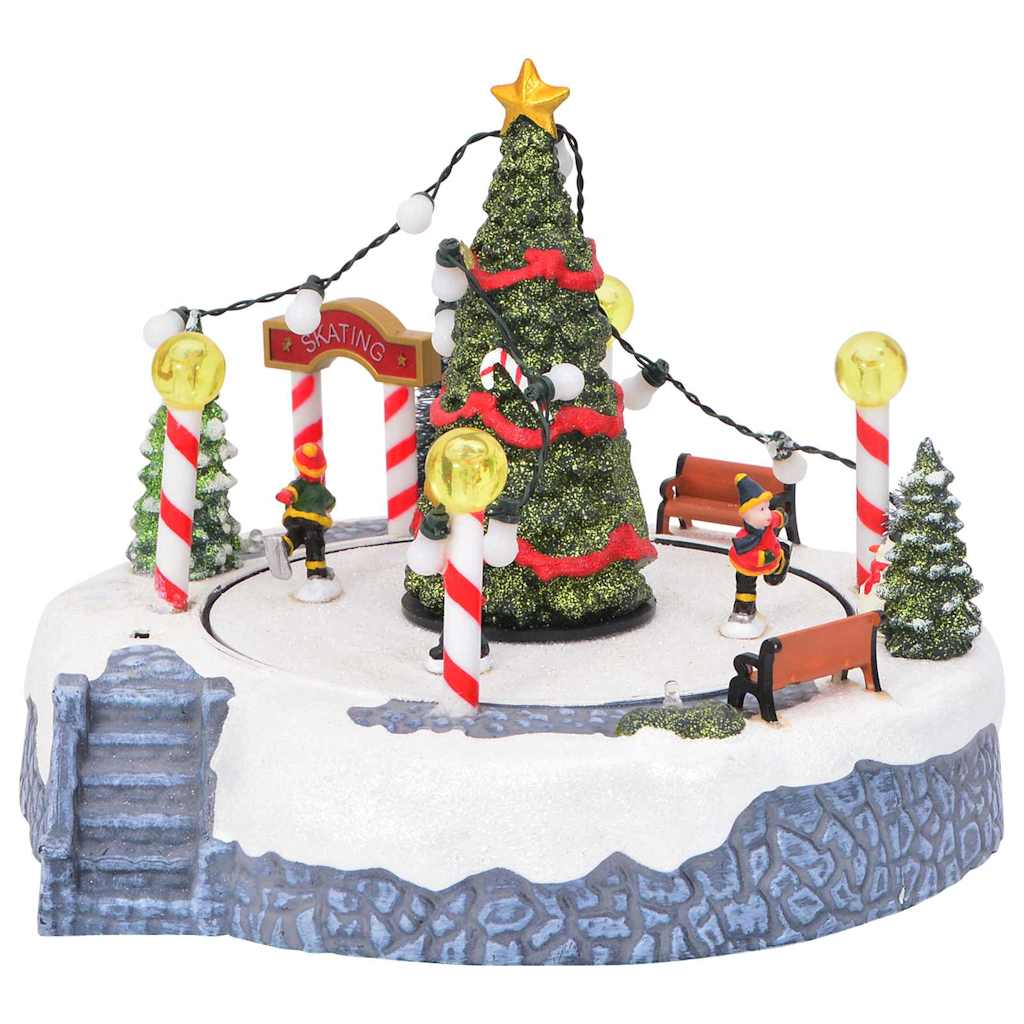 Vidaxx Weihnachtsdorf-Dekoration mehrfarbig 22 x 21,5 x 17 cm Kunststoff