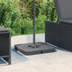 VIDAXL 4-teiliger Set Parasol Fuß für Cross Foot Parasol 100 kg pp