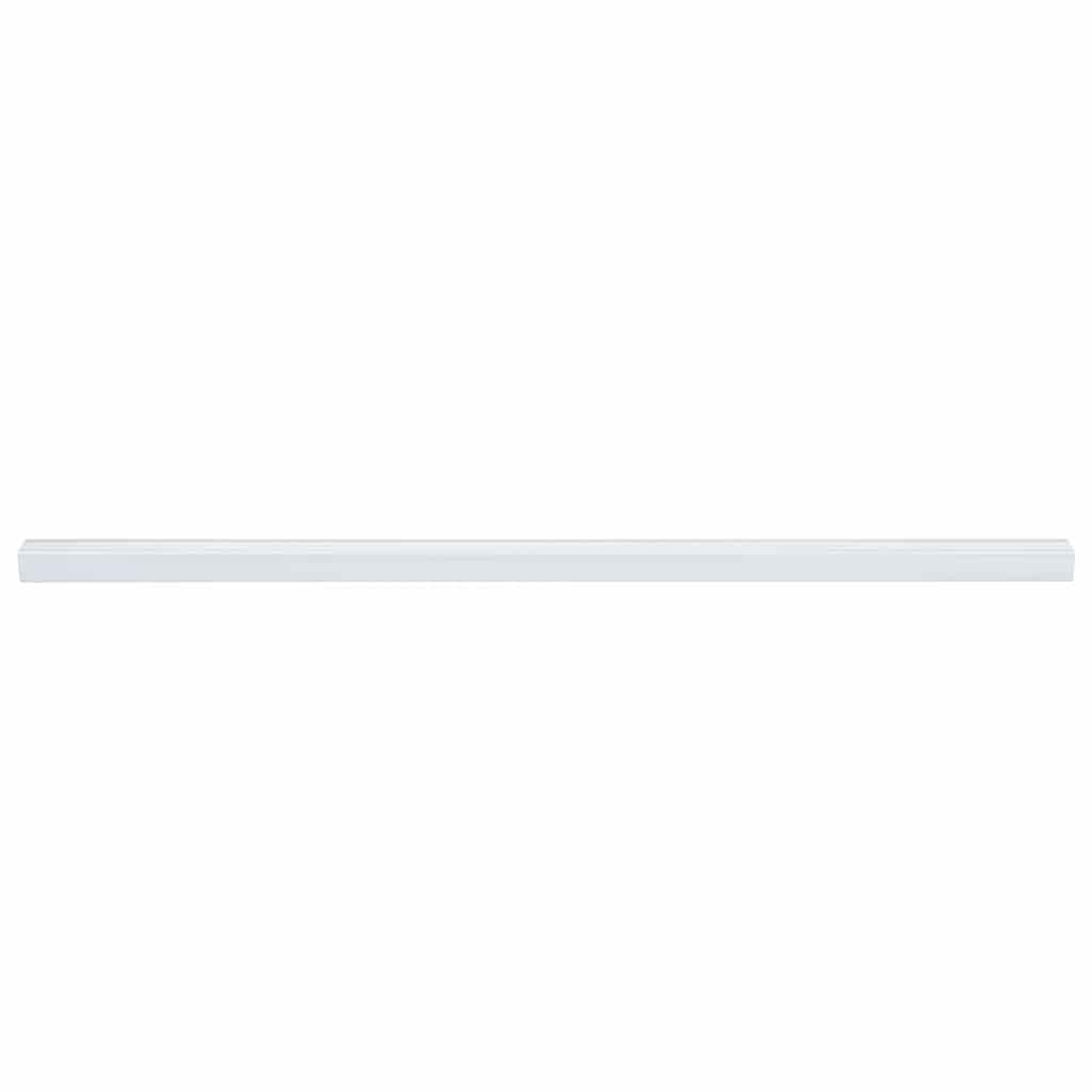 Vidaxxl Treppenprofile 10 Stück Silber 67 x 3,5 x 3 cm Aluminium