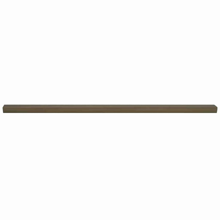 Vidaxx Treppenprofile 10 Stk. Braun 67 x 3,5 x 3 cm Aluminium