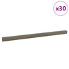Vidaxxl Treppenprofile 30 Stück Champagner 67 x 3 x 2 cm Aluminium