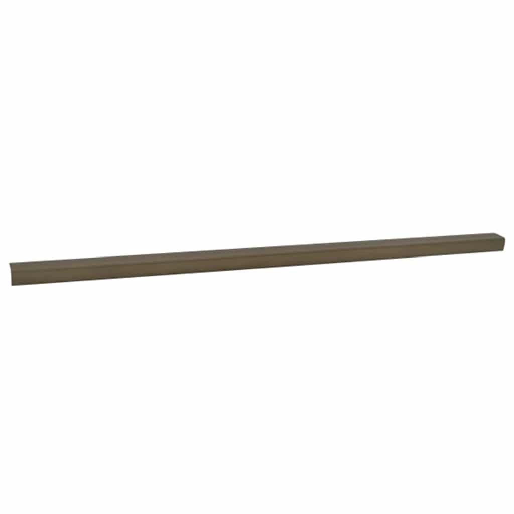 Vidaxxl Treppenprofile 10 Stück braun 67 x 3 x 2 cm Aluminium