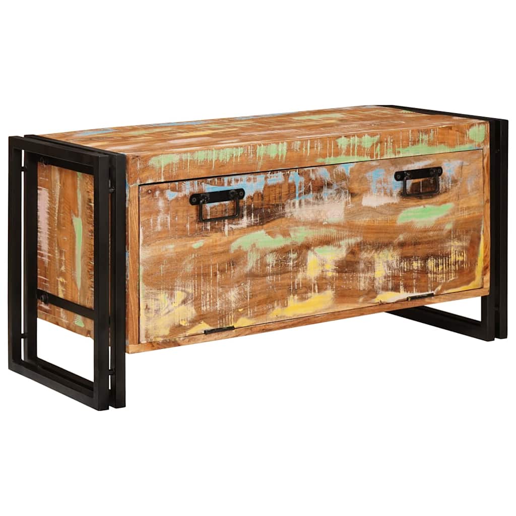 Vidaxx Schuhschrank braun 90 x 38 x 45 cm aus massivem Recyclingholz