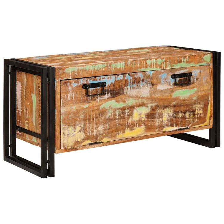 Vidaxx Schuhschrank braun 90 x 38 x 45 cm aus massivem Recyclingholz