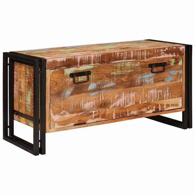 Vidaxx Schuhschrank braun 90 x 38 x 45 cm aus massivem Recyclingholz