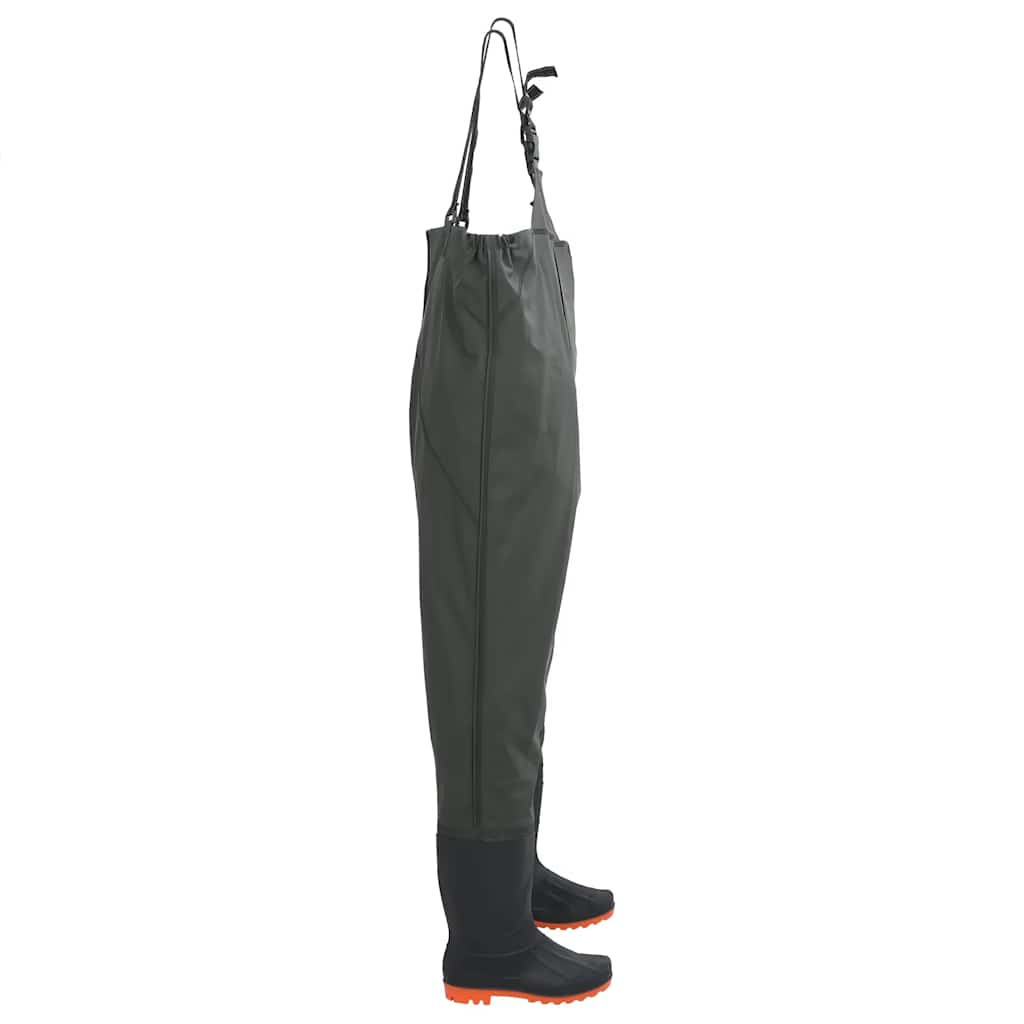 Vidaxl Waadpak mit Stiefel Größe 38 dunkelgrün